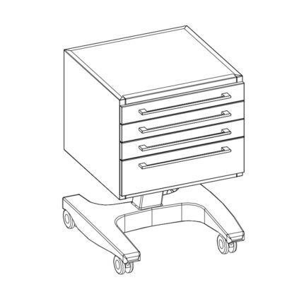 MODULO CARRELLO 2 per centri estetici