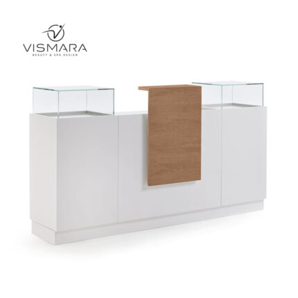 RECEPTION DESK LIGHT 2 NOCE LIGHT V23 per centri estetici