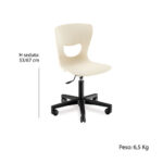 SEDIA DORY BEIGE - immagine 4