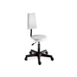 SGABELLO ALZ.GAS SCHIENALE per centri estetici