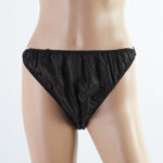 SLIP TNT NERO UNISEX CONF.50PZ UNIC per centri estetici