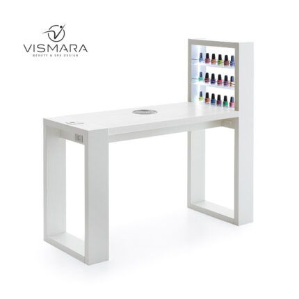 TAVOLO LIVING LED CON FORO BIANCO OPACO V00 per centri estetici