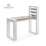 TAVOLO LIVING LED CON FORO ROVERE NATURALE V52 per centri estetici