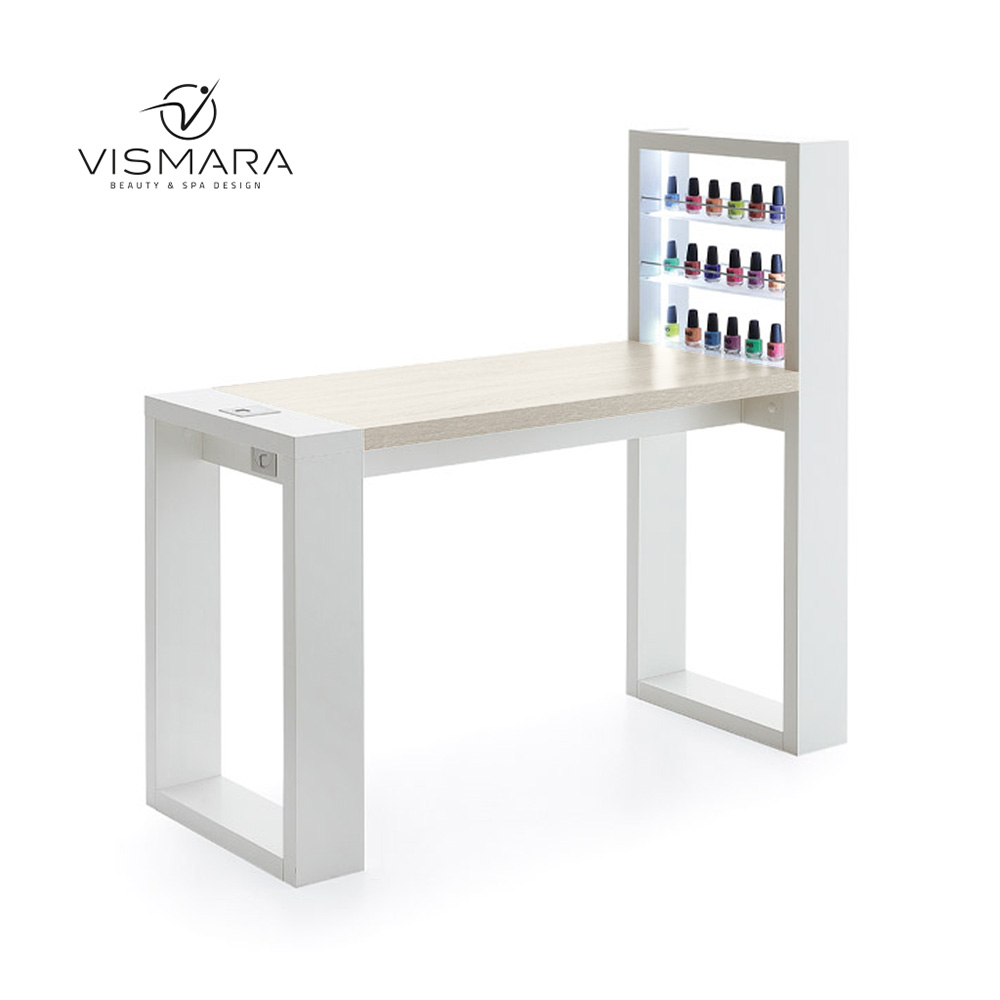 TAVOLO LIVING LED NOCE BIANCO V22 - Forniture professionali per centri estetici e spa TAVOLO LIVING LED NOCE BIANCO V22 per centri estetici