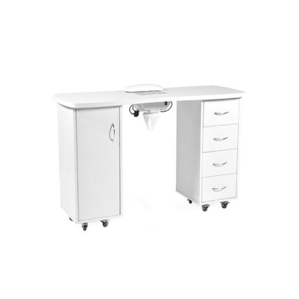 TAVOLO MANICURE HIGH CON ASPIRATORE per centri estetici