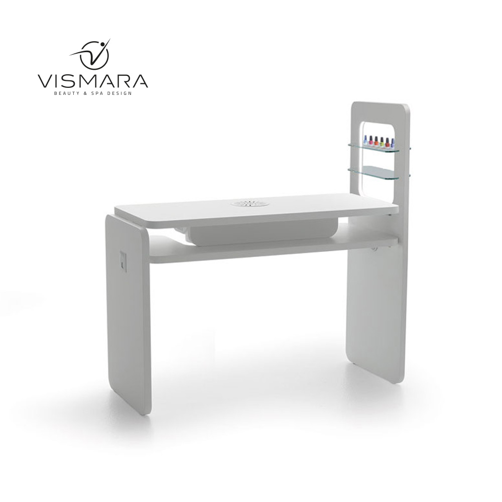 TAVOLO NAT LED BIANCO OPACO CON FORO - Forniture professionali per centri estetici e spa TAVOLO NAT LED BIANCO OPACO CON FORO per centri estetici