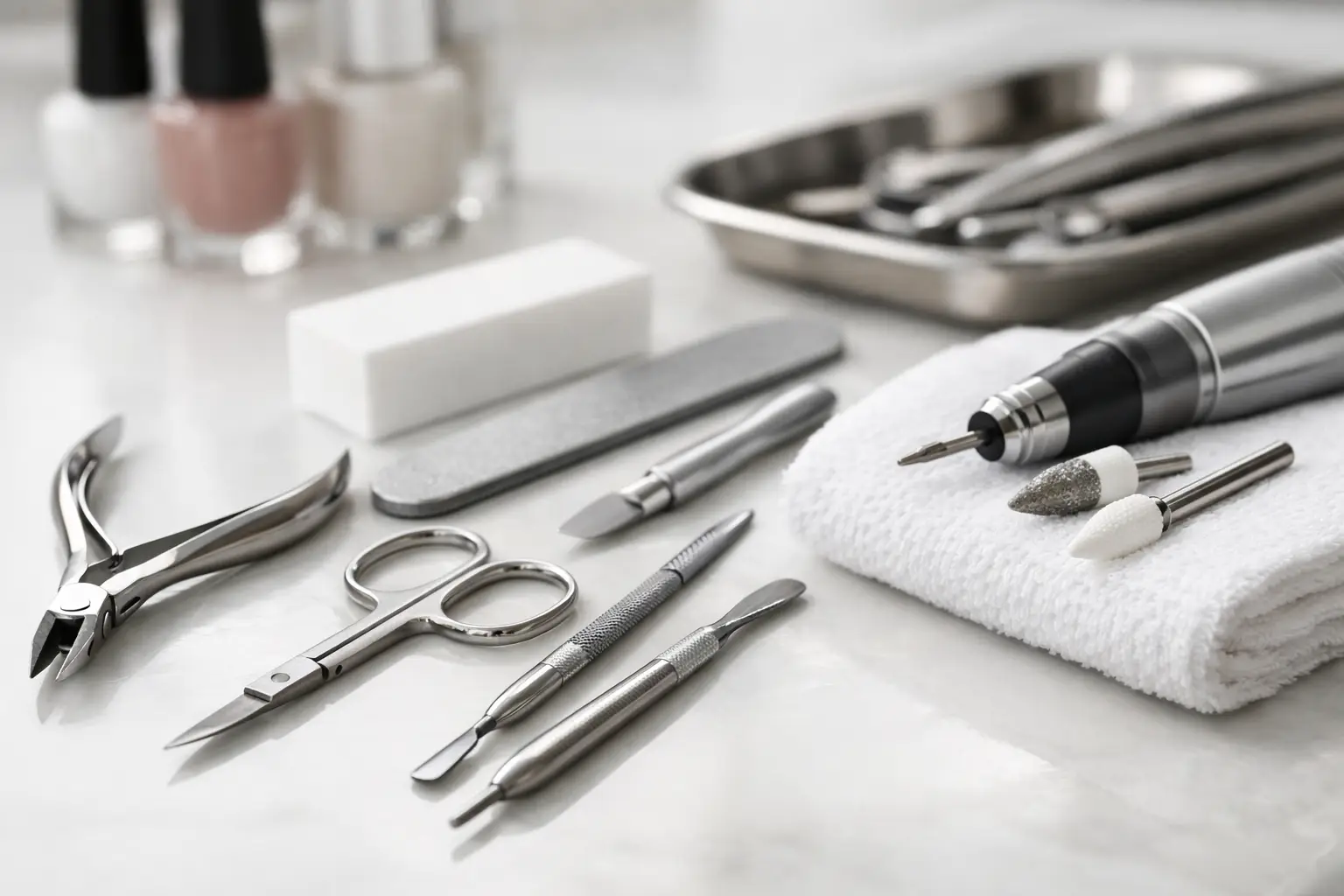 Strumenti manicure e pedicure professionali