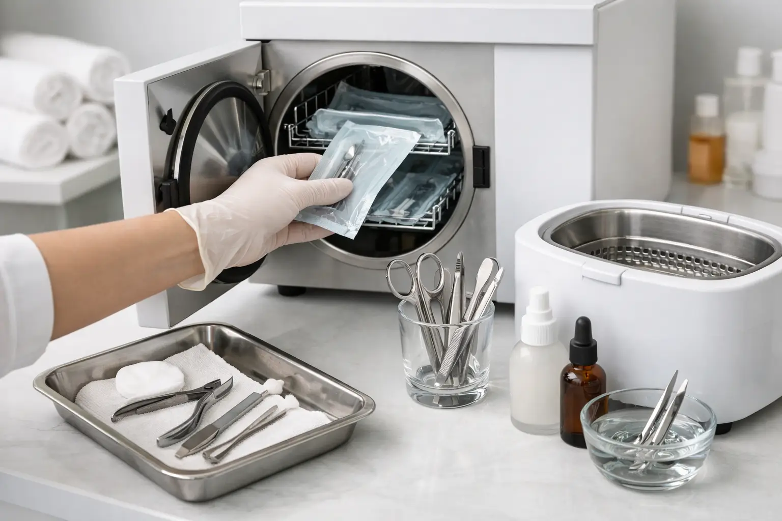 Sterilizzazione strumenti estetici: cosa serve