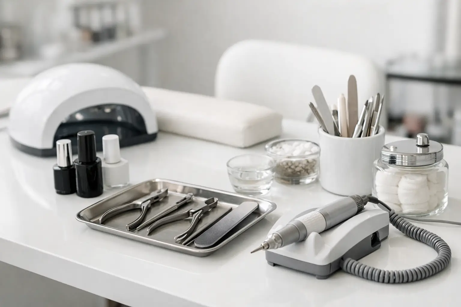 Attrezzature manicure per saloni professionali