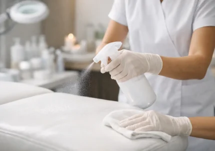 Disinfezione superfici estetica per il centro