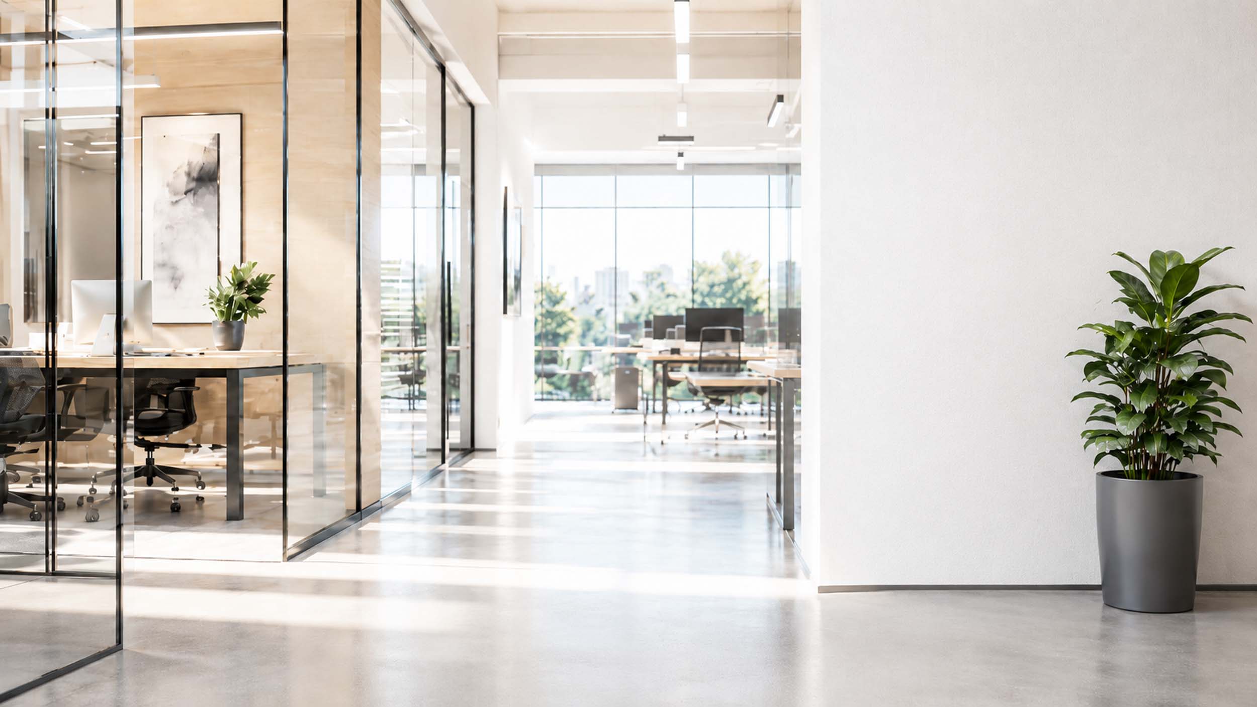 H2Office PRO ambientato in un ufficio moderno