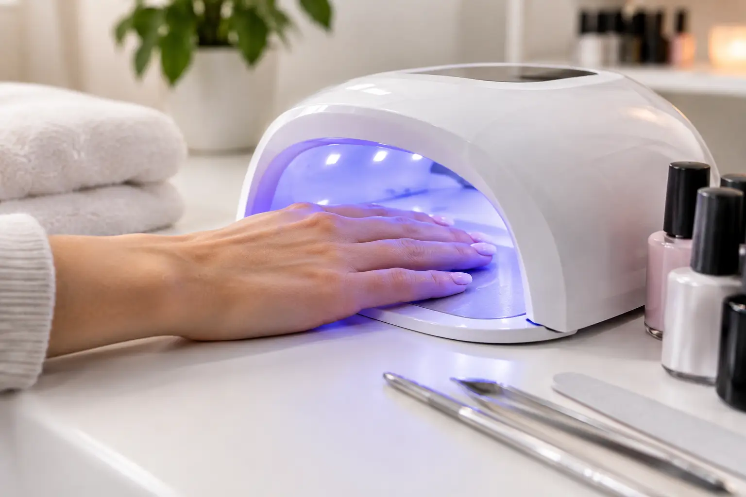 UV LED unghie: scelta professionale in cabina