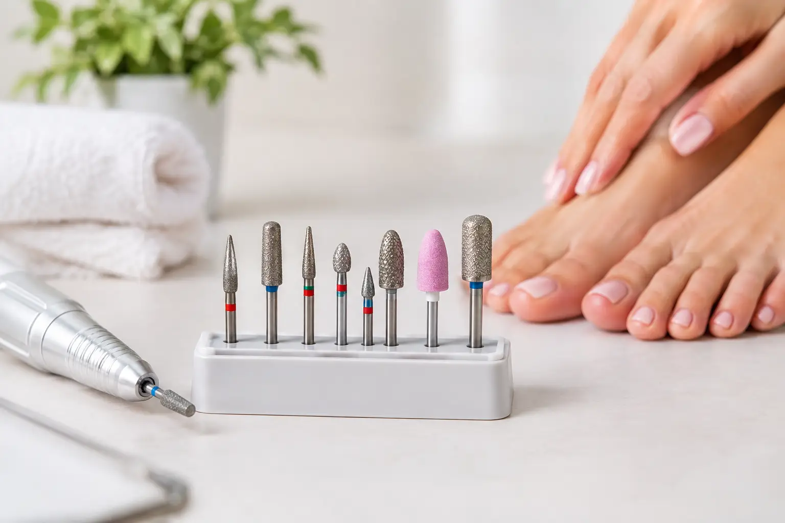 Punte fresa consigliate per manicure e pedicure
